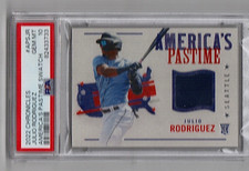2022 Chronicles Julio Rodriguez Americas Pastime Swatch Psa 10 Gem Mint!!!!