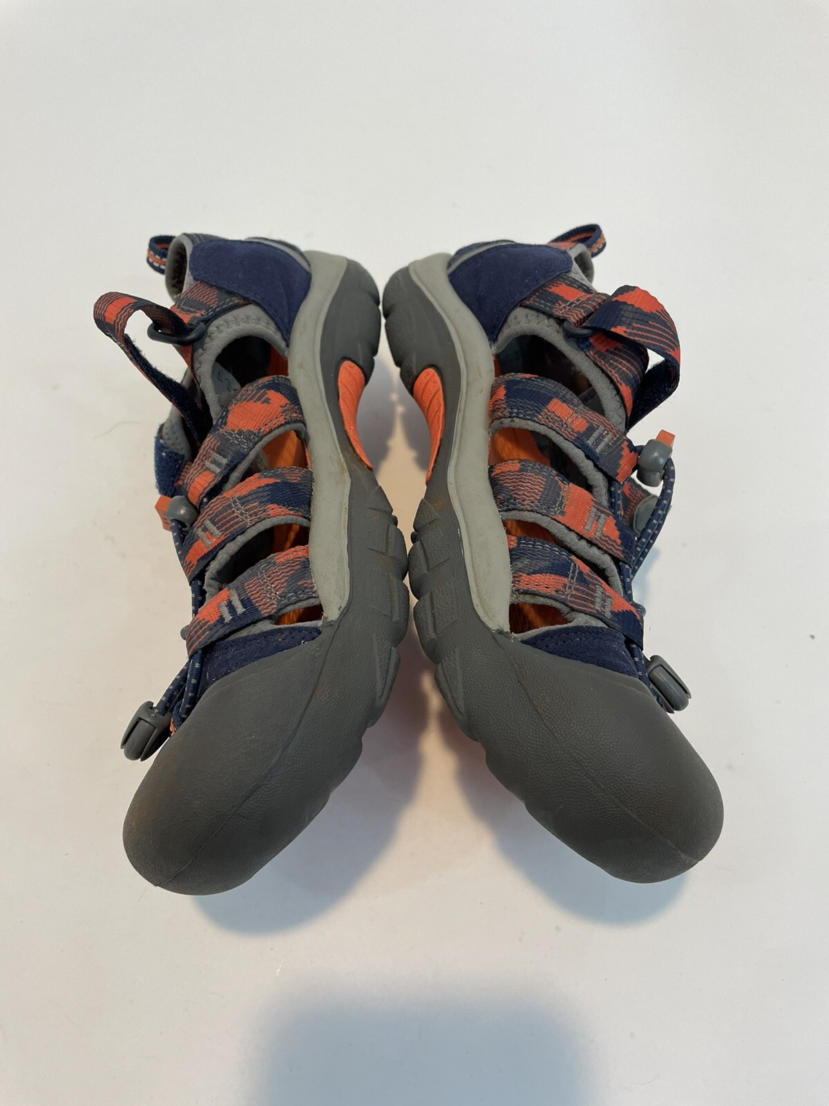 KEEN Sandali impermeabili per bambini grandi taglia 6 sportivi escursioni a piedi blu arancione all'aperto