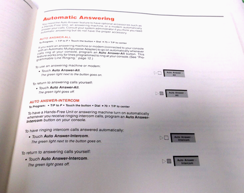 AT&t Merlin Communication Attendant's Guide User Manual Models 1030 & 1070 - Picture 5 of 6
