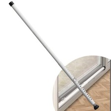 Sliding Door Security Bar, 17.7-50.5inch Adjustable Locking Window Safety Bar wi