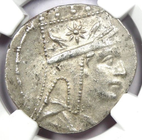 Tigranes II AR Tetradrachm Kings of Armenia Coin 95-56 BC - Certified NGC AU