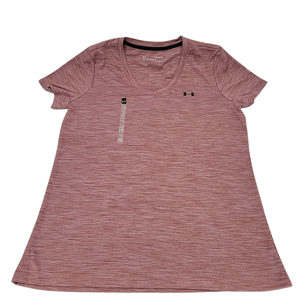 Under Armour Velocity Twist V-Neck Womens Short Sleeve Tee Size Medium 1299590-688