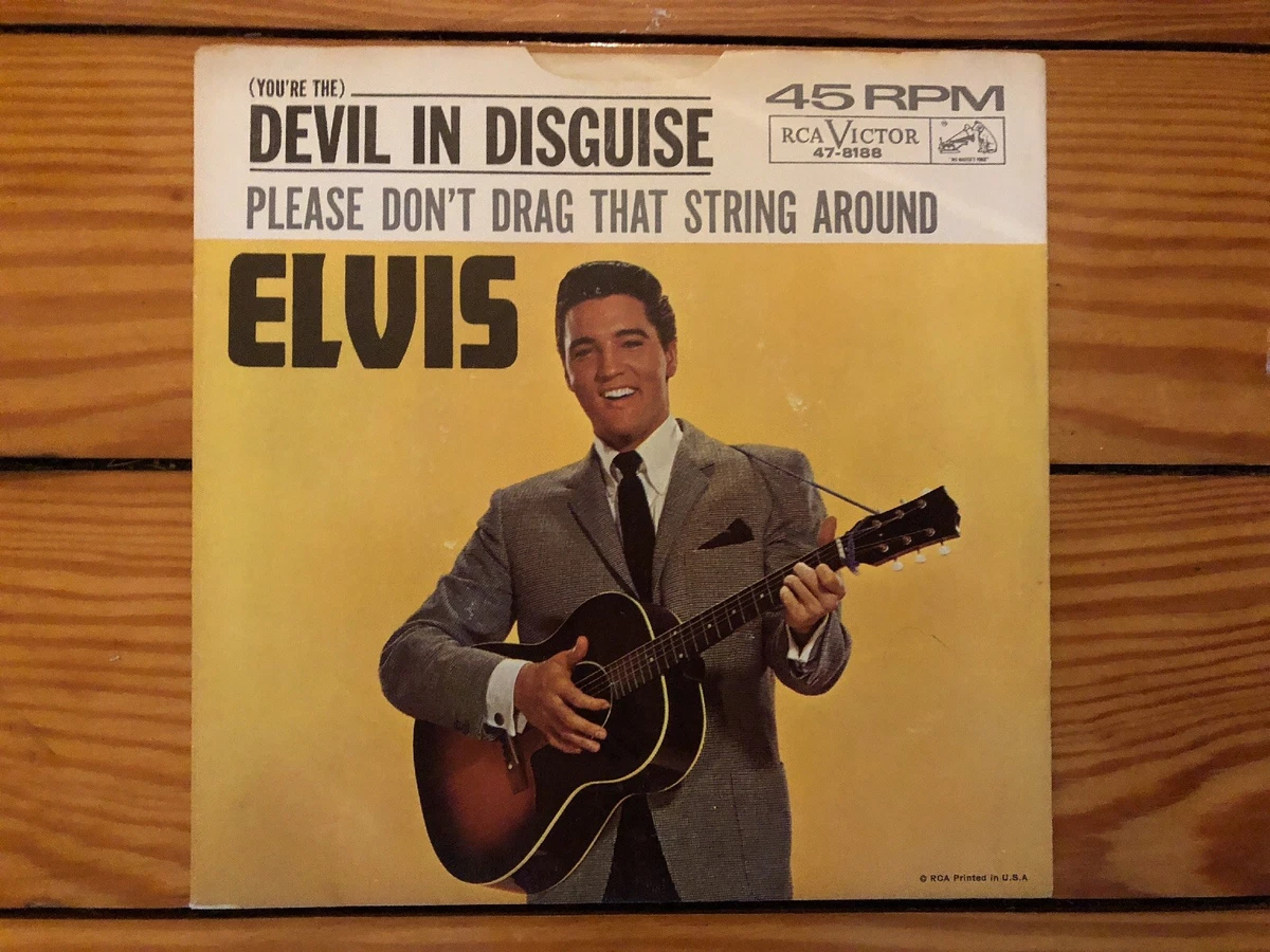 Elvis Presley - Devil In Disguise 1963 RCA 47-8188 45 Sleeve/Vinyl NM- |  eBay