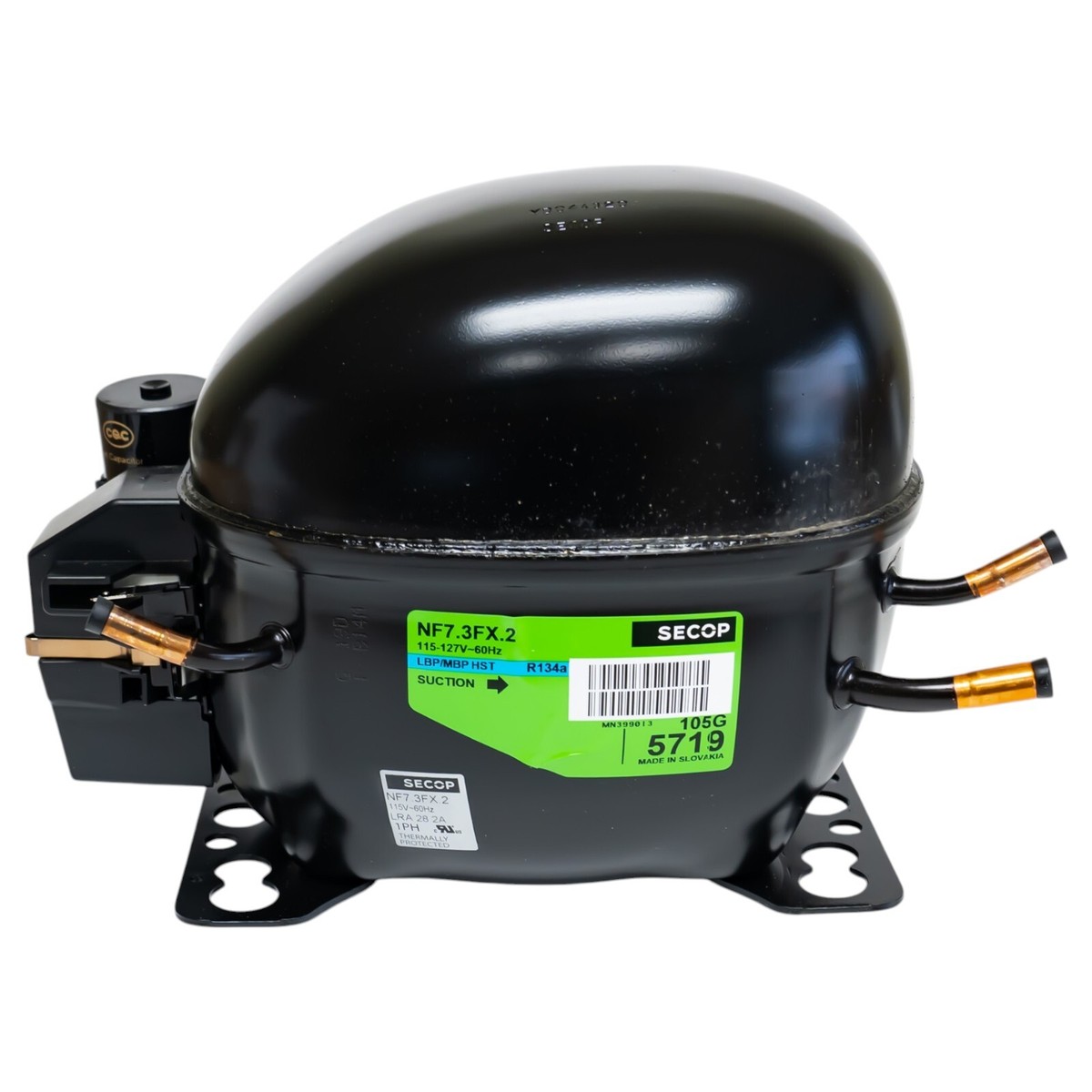 Secop NF7.3FX.2 R134a Refrigeration Compressor 894 BTU LBP 3341