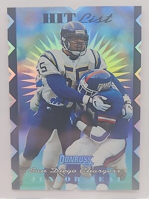 1996 Donruss HIT LIST SSP Junior Seau Chargers  - Should Be Graded! Fresh Pull