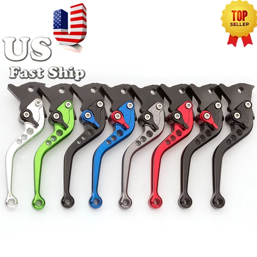 FXCNC Shorty Brake Clutch Levers Set For FZ8 YZF R1 R6 R6S RC51/RVT1000 CBR600RR