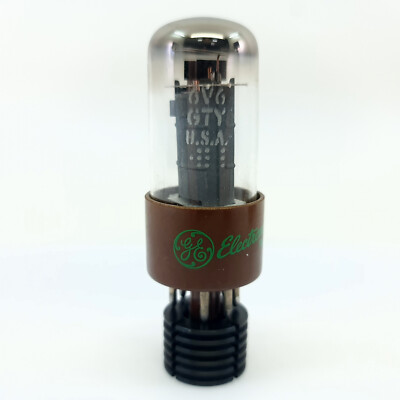 Tube électronique General Electric 6V6GTY – Années 1960 – Tiges Cuivre – Neuf
