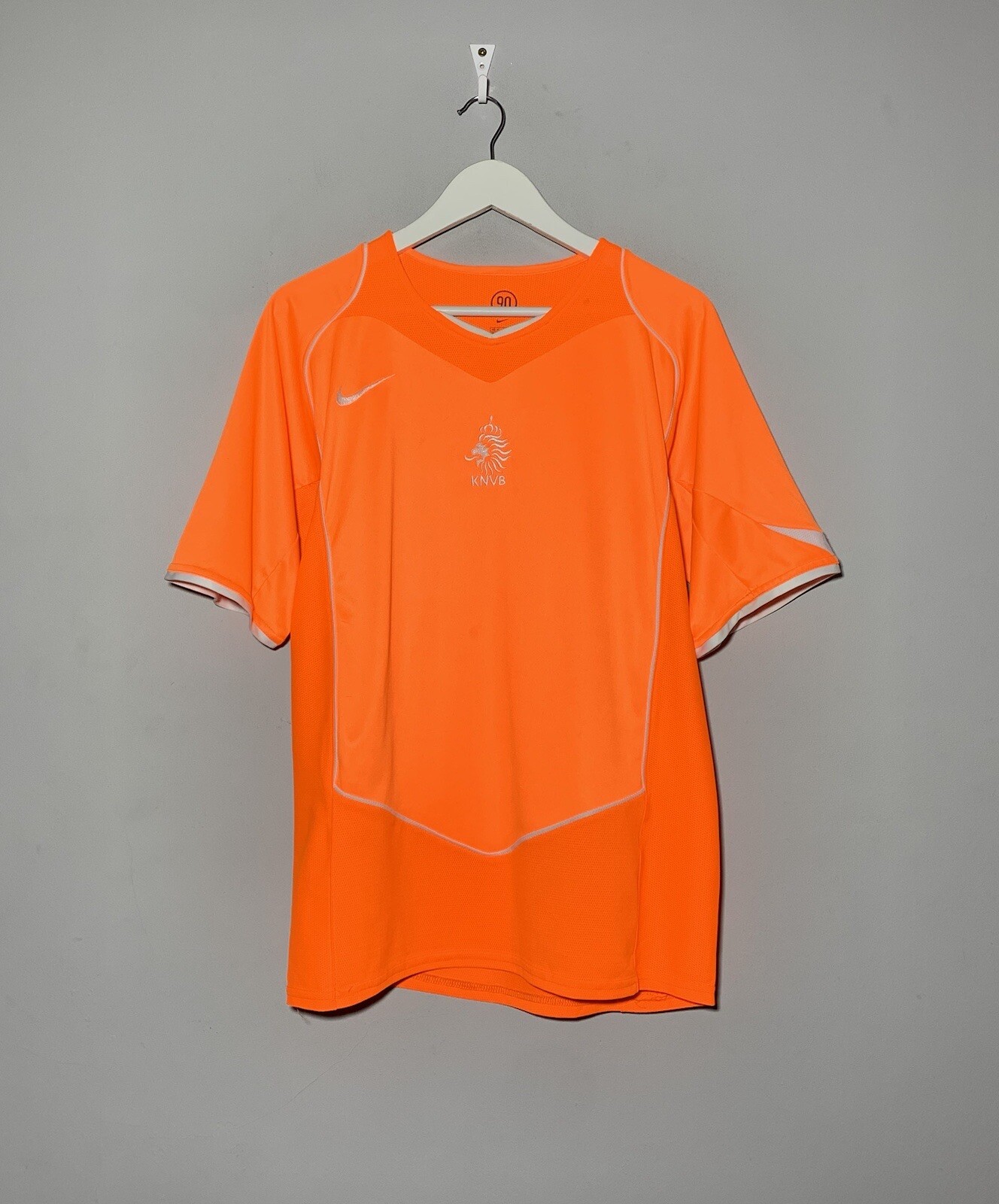 Netherlands Nike 2004 Vintage Y2k Centre Logo Football Shirt Soccer Jersey