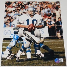 JIM ZORN AUTOGRAPHED 8X10 COLOR PHOTO (SEATTLE SEAHAWKS) - BECKETT COA! 