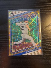 2022 Panini Donruss Clayton Kershaw Dominators 144/999 #D-1 Los Angeles Dodgers