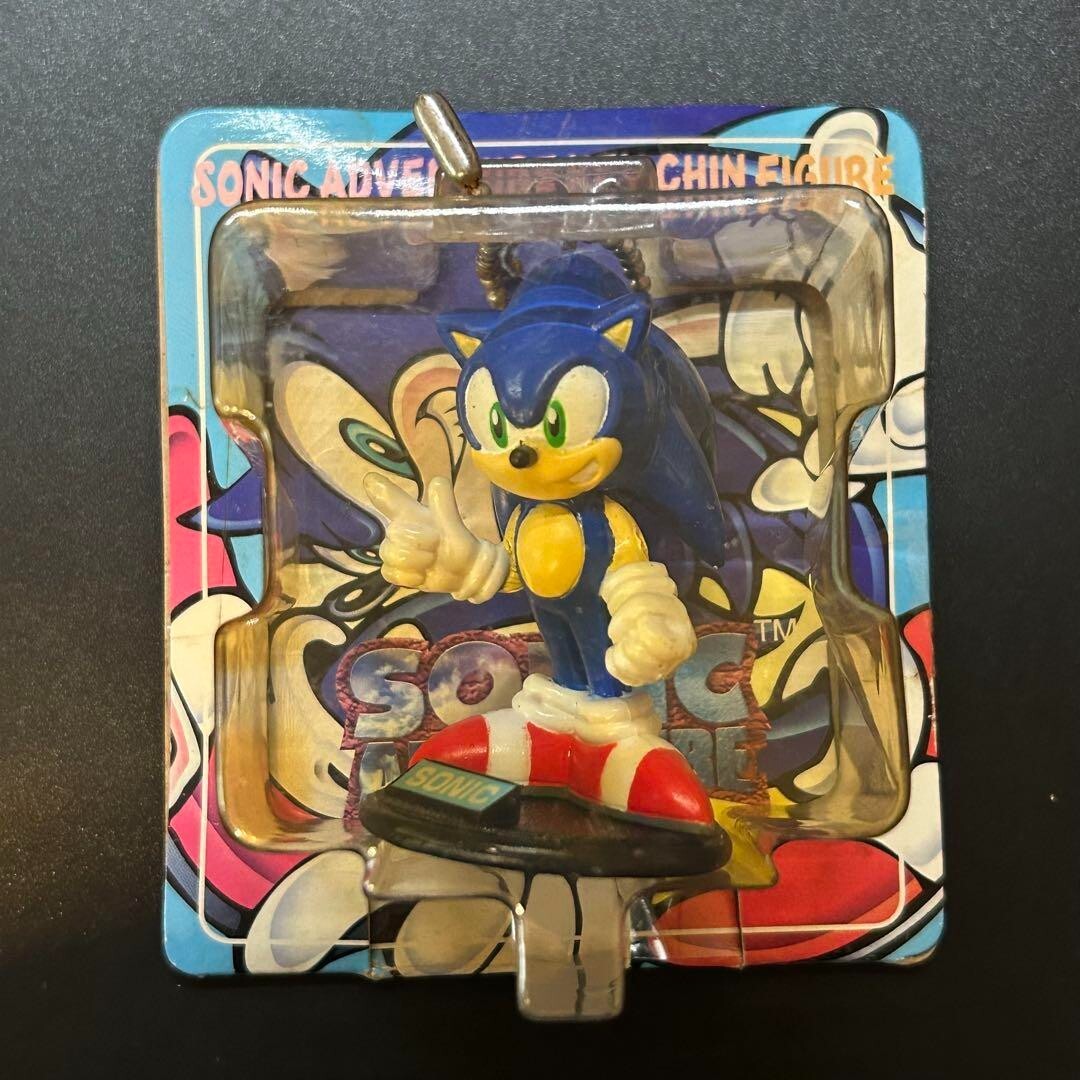 Vintage 1999 SEGA Sonic Adventure Keychain Figure Set Sonic Tails