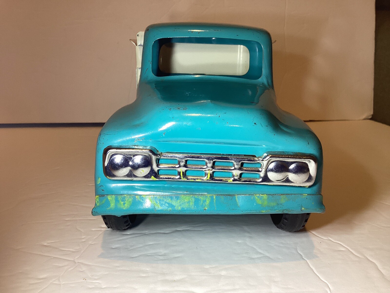 Vintage Buddy L Store Door Delivery Blue Toy Truck 1950's eBay
