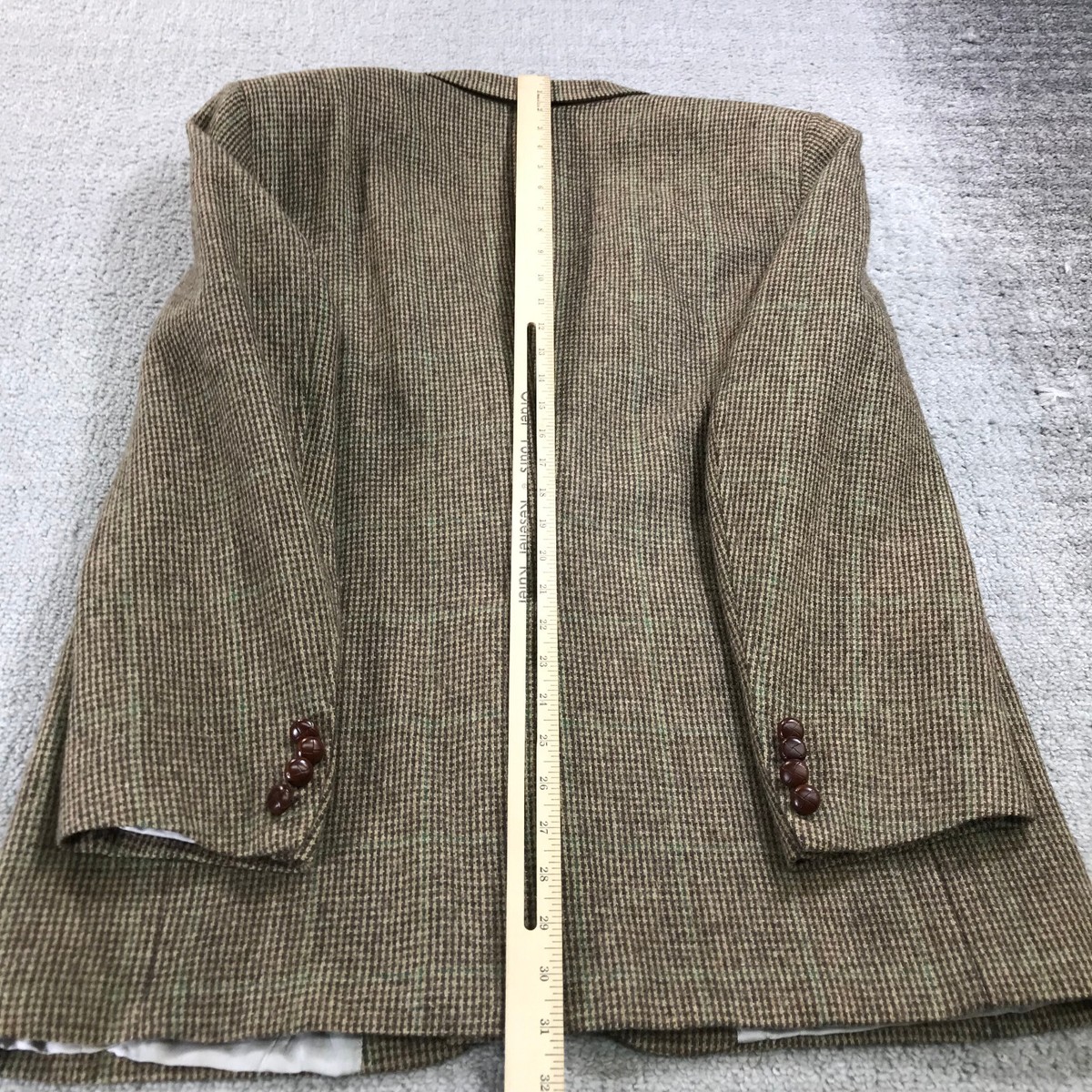 ジャケット Lanvin Two-Tone Tweed Blazer Lanvin Paris Blazer Mens Medium Sport Coat Beige Tweed
