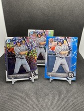 Anthony Hall 2022 Bowman Draft Chrome 1st +5 Speckle + Refractor +2 Sapphires