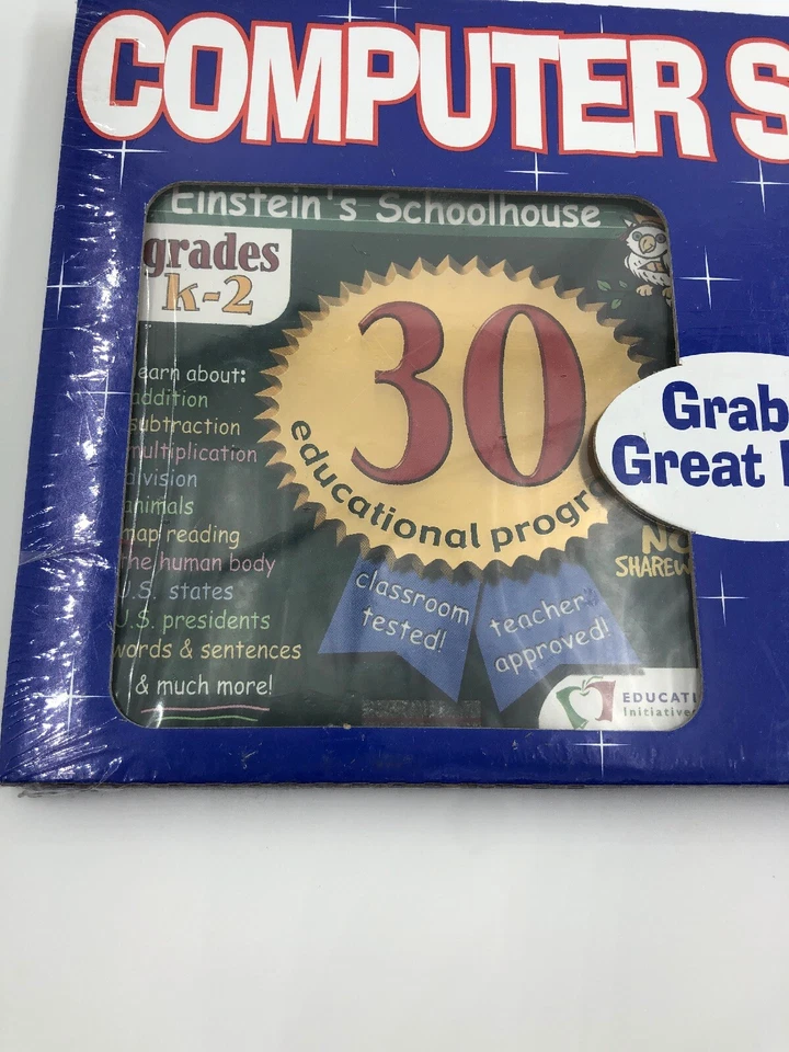 Einstein's Schoolhouse 30 Educational Programs Grades K-2 CD-ROM WIN Teachers - Image 2 of 4
