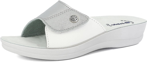 inblu Ciabatte, Pantofole Donna MOD. VR-56 Velcro Blu Benessere
