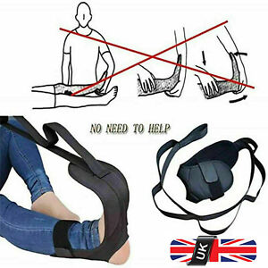 Yoga Ligament Stretching Belt Foot Drop Strap Leg Training Foot Ankle Correct-UK