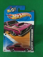 2012 Hot Wheels KMART #87 Muscle Mania-Mopar '68 HEMI BARRACUDA Purple B61