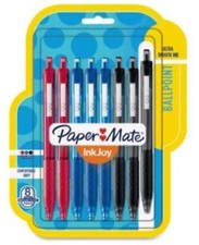 Paper Mate InkJoy 300RT Retractable Ballpoint Pens, Medium Point, Ink, 8 Pack