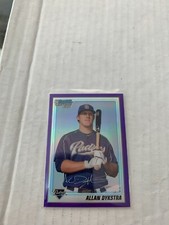 Allan Dykstra 2010 Chrome Purple Refractor Card #BCP44 Serial #093/999