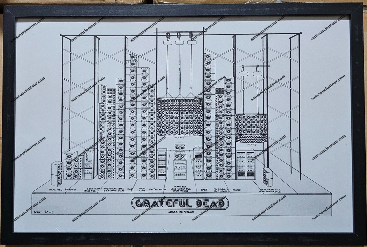 GREATFUL DEAD パンフレット GREATFUL DEAD パンフレット Grateful Dead Watsonville - 1983 - Band
