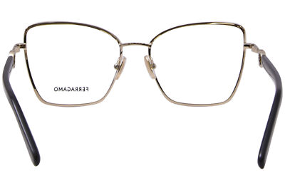 Ferragamo♪SALE♪0775054 Salvatore Ferragamo SF2223N 703 Eyeglasses Women's Gold