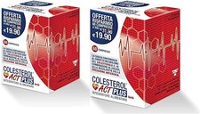 Colesterol ACT PLUS Forte 2 confezioni da 60 Compresse- per Colesterolo