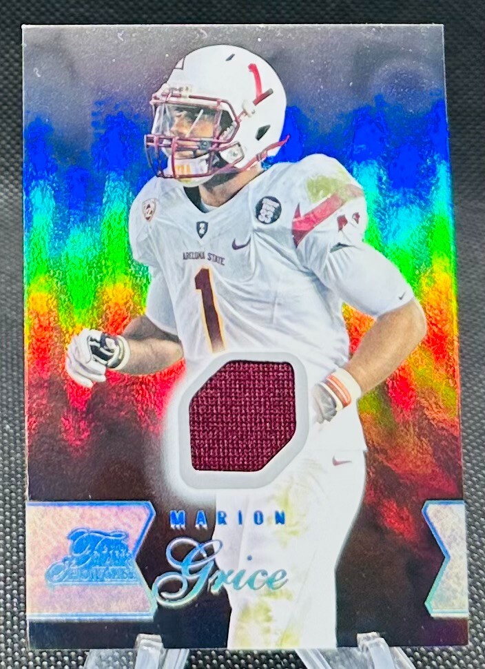 Maglia Flair Showcase 2014 fila 1 giocatore indossato memorabilia Marion Grice Rc