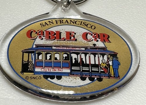 Cable Car Trolley San Francisco California Transportation Keychain Key ...