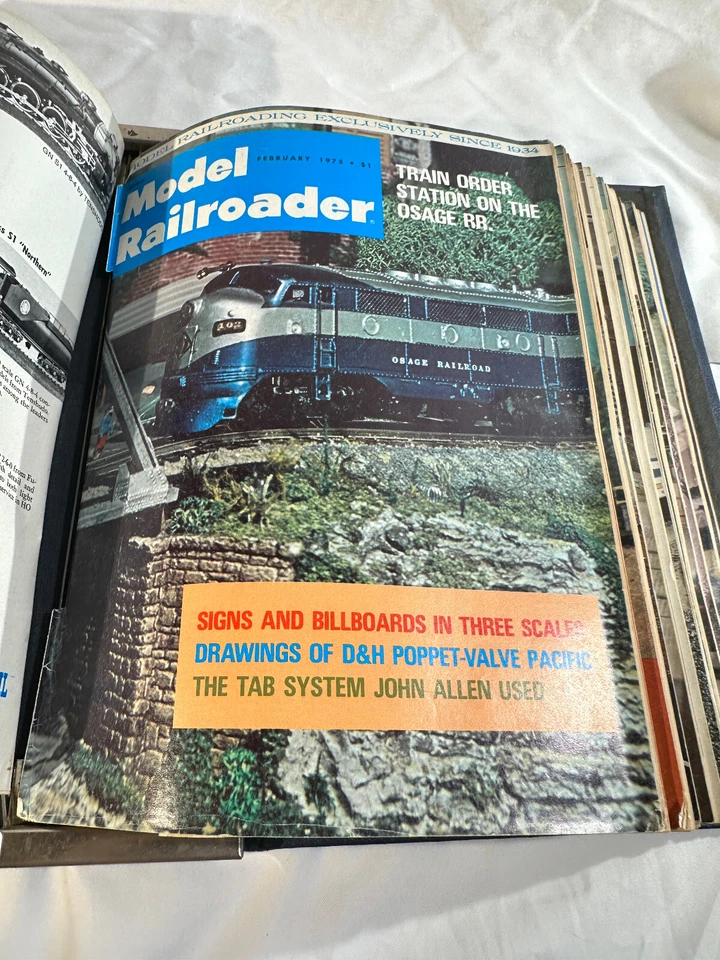 Model Railroader Magazine 1975 & 1977 with Binders - Image 3 of 4