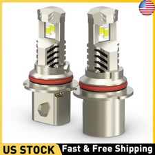 Auxito 9007 Hb5 Led Headlight Super Bright White Bulbs Kit Highlow Beam 6500k