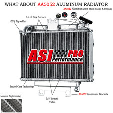 Radiateur Aluminium Pour 98 1999 Honda CR125R CR 125 R 1998