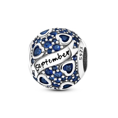 Qings Charm Fiore per Braccialetti, Ciondolo Argento Sterling