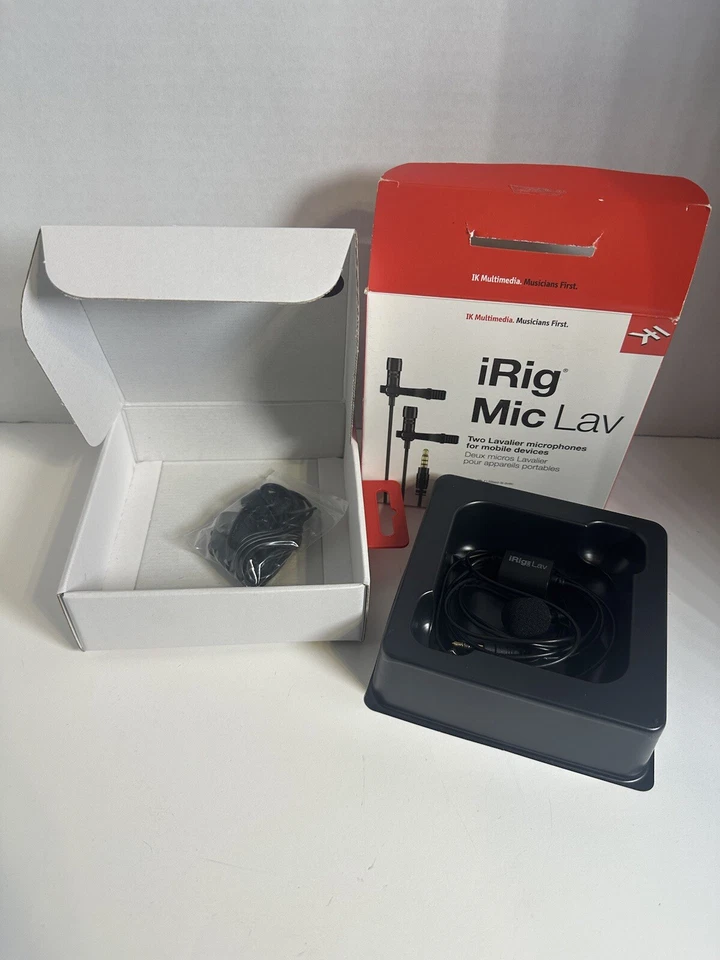 IK Multimedia iRig Mic Lav Condenser Microphone for iPhone iPad Touch Android. - Image 3 of 3