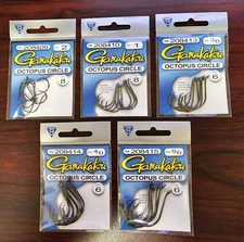 Gamakatsu Octopus Circle hooks Choose size 2-5/0  Free Shipping