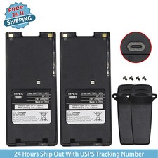 2PC BP-210 USB-C Battery For ICOM IC-F30FS IC-F30GT IC-F30GS IC-F31GT IC-F31GS