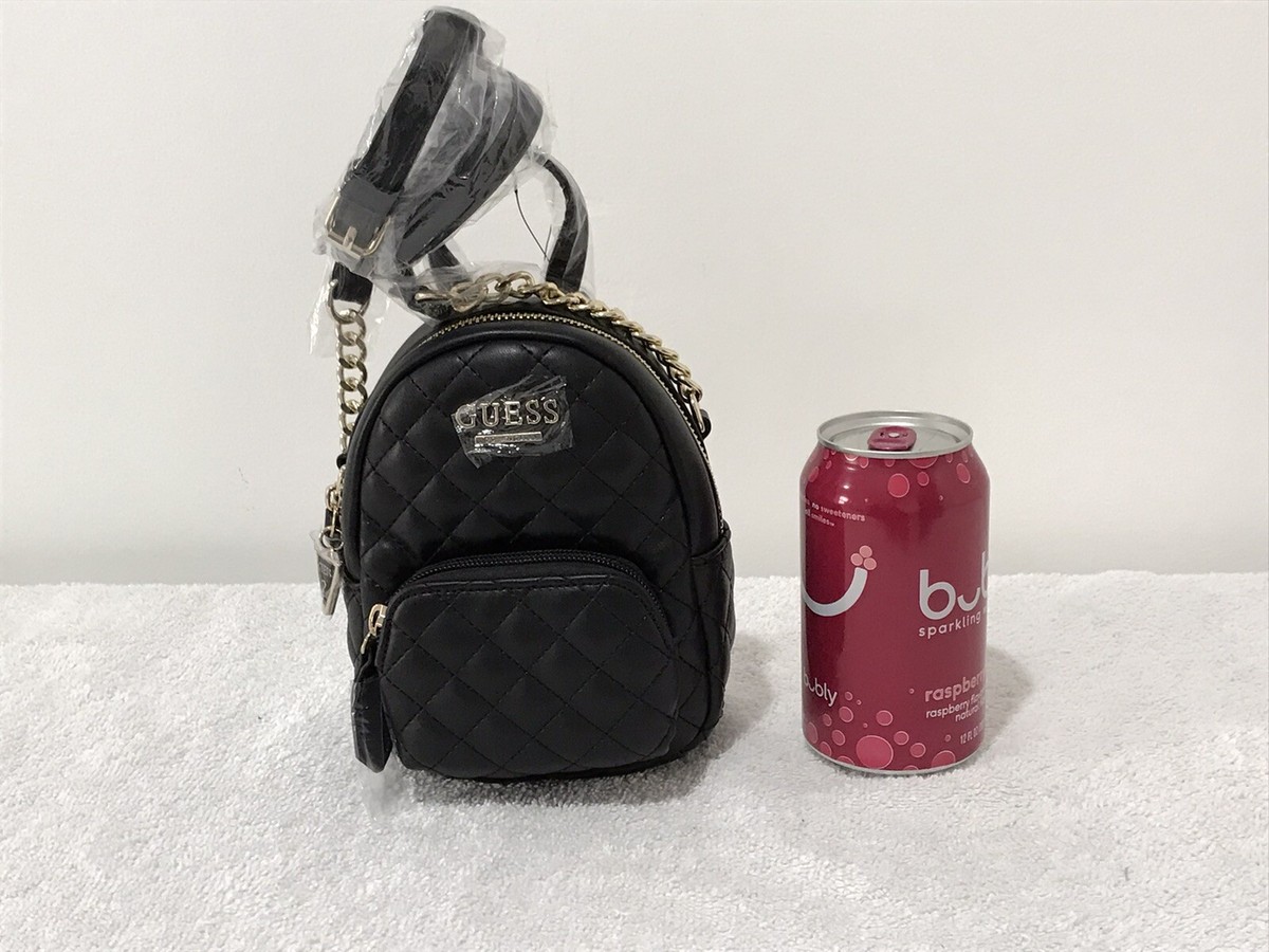 Guess Black Mini Backpack Crossbody NEW | eBay Guess Black Mini Backpack Crossbody NEW | eBay