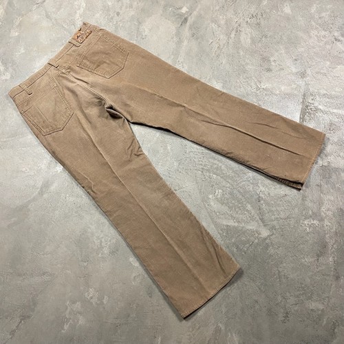 70s VTG JCPenney Plain Pockets CORDUROY Pants Brown Scovill Zipper 36x30 Tan  | eBay