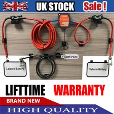 Ready Made Battery Split Charge Relay Kit 12V Digital VSR Sense Camper Van 140A