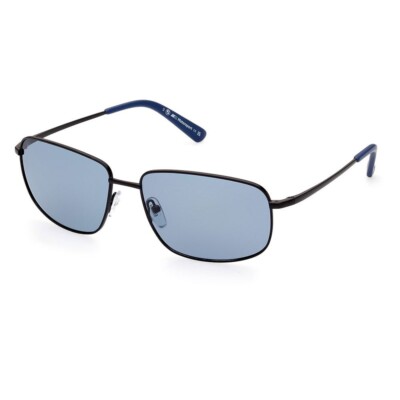 Motorsport BS0025 02M Matte Black Polarized Rectangle Sunglasses Frame 60-16-145