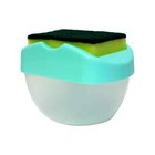 Dish Soap Dispenser with Sponge Holder – Refillable 14oz for Kitchen Sink