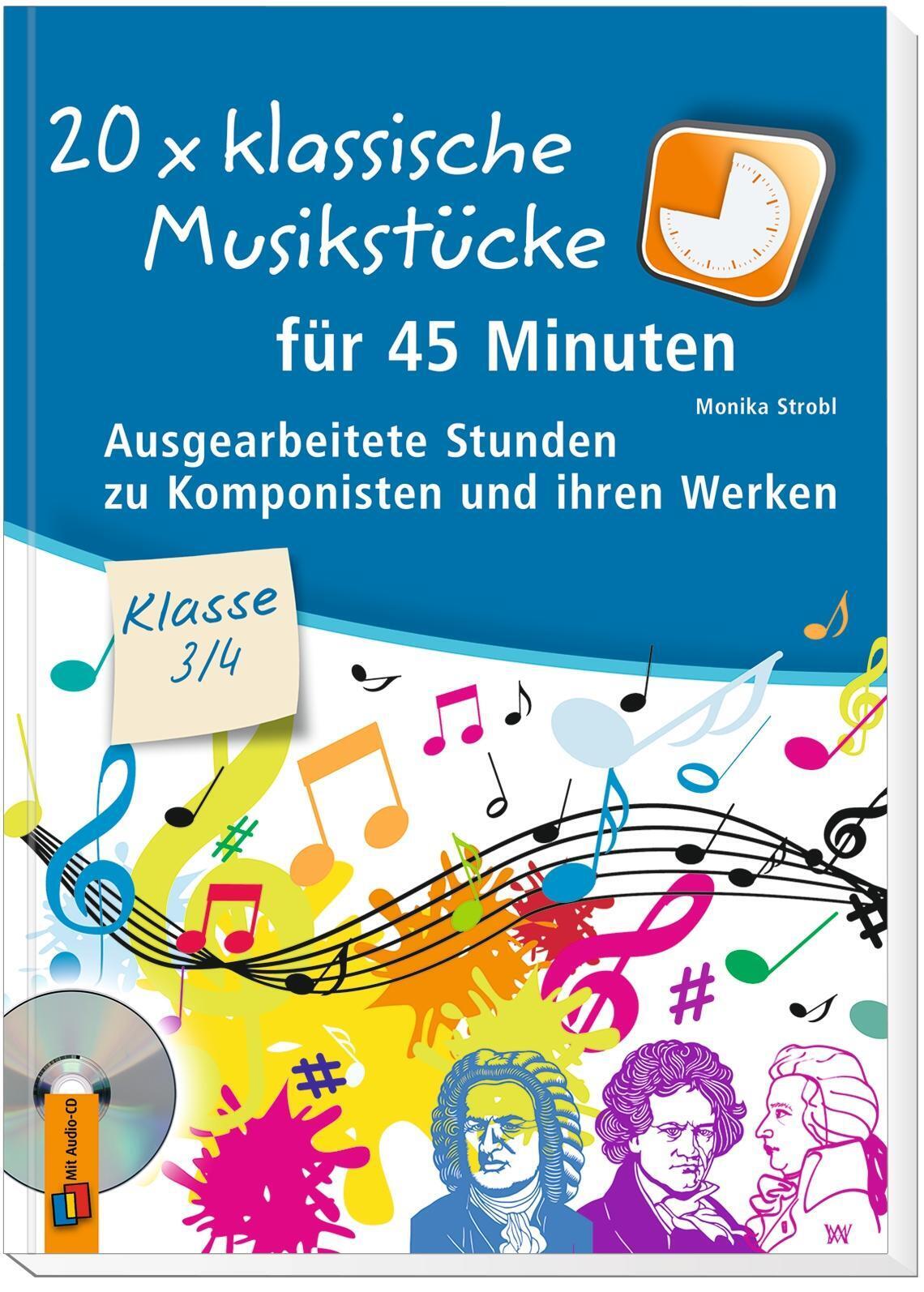 Thumbnail - 20 X Klassische Musikstücke Für 45 Minuten - Klasse 3/4 | Monika