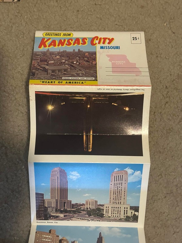 lot of Vintage Unused Postcards- Kansas City Buildings and skyline