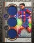 Lamine Yamal 2023-24 Topps Museum UEFA Rookie Triple Relic 26/75 RC #SPTR-LY