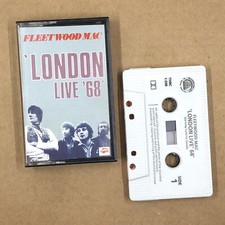FLEETWOOD MAC Cassette Tape 60s Blues LONDON LIVE '68 PETER GREEN UK RELEASE