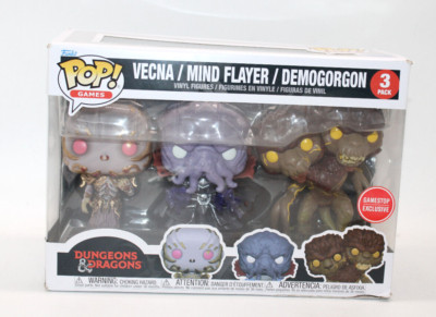 Funko Pop! Vinyl: Dungeons & Dragons - Vecna / Mind Flayer / Demogorgon - 3 Pack