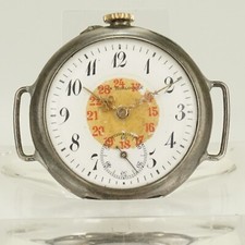 Rar UNION HORLOGERE Silber Armbanduhr Taschenuhr Uhr Uhren no schlagwerk spindel