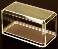 6 PACK CLEAR DISPLAY CASE plastic for 1/64 scale hot wheels matchbox car diecast