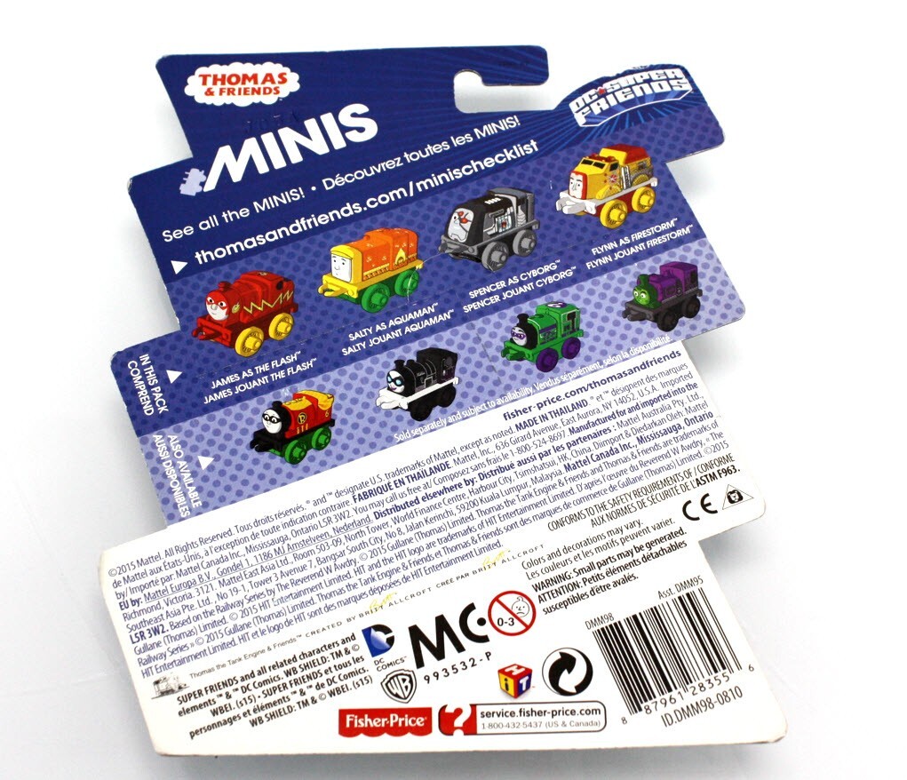 4 PACK - Thomas 2015 Minis DC SUPER FRIENDS AQUAMAN CYBORG