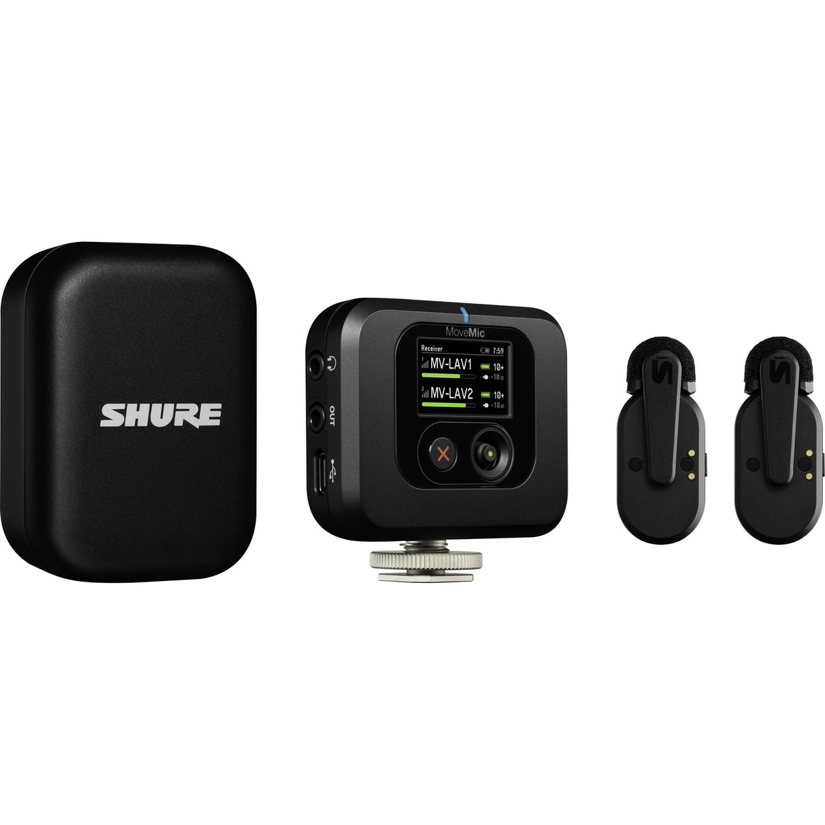 shure movemic one 2つとmovemic receiver Shure's New MoveMic Wireless Microphone System Is A Sure Bet